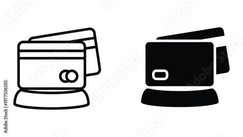 Comparison of a smartphone and a feature phone with different design aesthetics