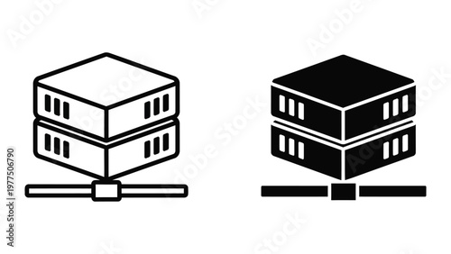 Comparison of traditional and modern server storage systems with network connections