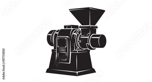 industrial machine, grain grinder, milling machine, flour mill, food processing machine, grinder equipment, milling equipment, industrial grinder