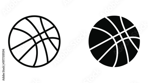 Comparison of traditional and modern basketball design patterns on a ball surface