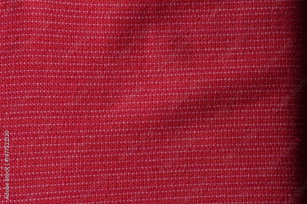 Fototapeta premium pink red fabric texture background, pink cloth pattern template, blank surface wallpaper 