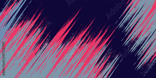 neon background brush game blue pink purple banner abstract paint stain vintage modern car wrap sticker, vector.