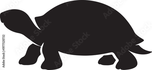 Animal Turtle vector silhouete 