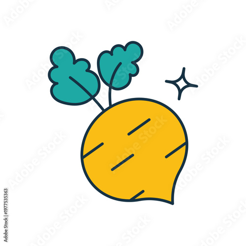 Beetroot vector icon