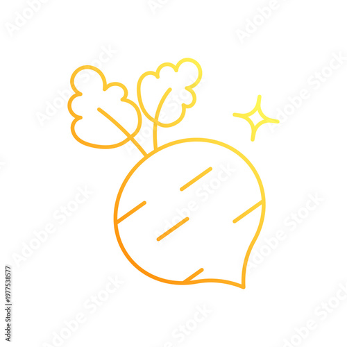 Beetroot vector icon
