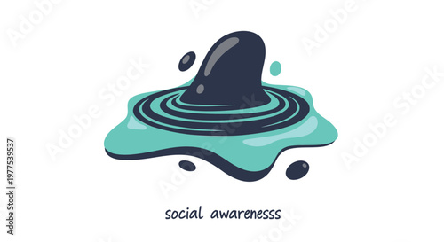 Social awareness icons, social issues symbols, activism graphics, vector illustrations