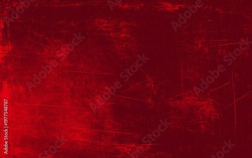 Abstract plaster wall texture. Grungy red background for interior design and decor. 