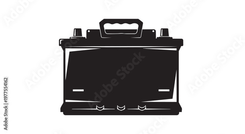 Briefcase, Business Bag, Black Vector Icon, Office Supply
