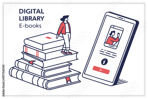 E-Learning Online Education Banner Set with Students, Laptop, Webinar, Digital Courses and Distance Learning Vector Illustration