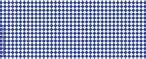 seamless geometric pattern, Seamless geometric diamond pattern in two tone blue. blue diamond checkerboard, chessboard seamless Repeat seamless pattern design for fabric printing or background