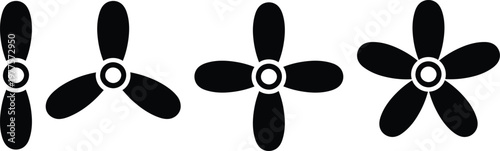 Evolution of propeller designs from three to five blades for enhanced aerodynamic efficiency