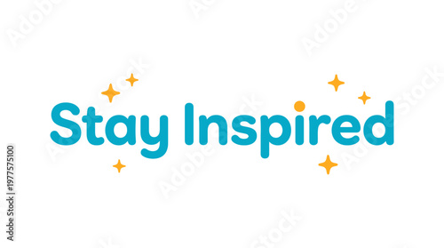 Inspirational motivational quote typography design.