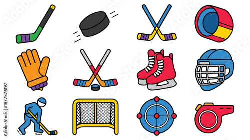 Ice hockey equipment and accessories for players and referees