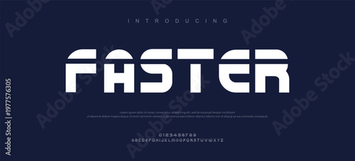 Introducing Faster Typography Font Design Concept