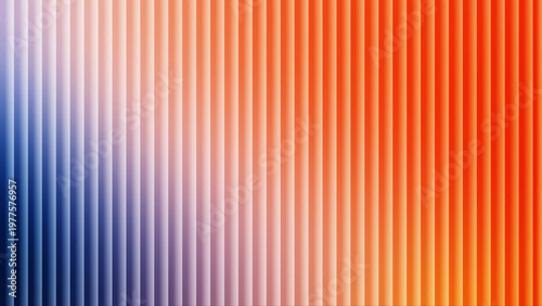 Abstract Vertical Glass Ripples with Vibrant Sunset Gradient Texture