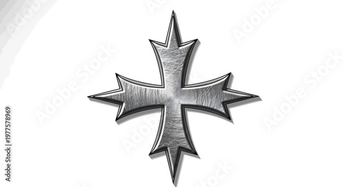 Stylized Cross Symbol
