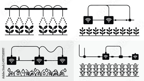 smart farming technology and wireless sensor networks for precision agriculture and irrigation systems