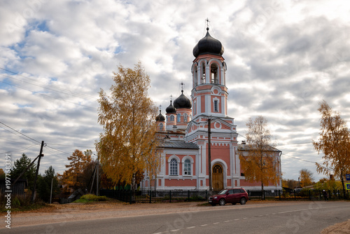 Church in the village of Kresttsy