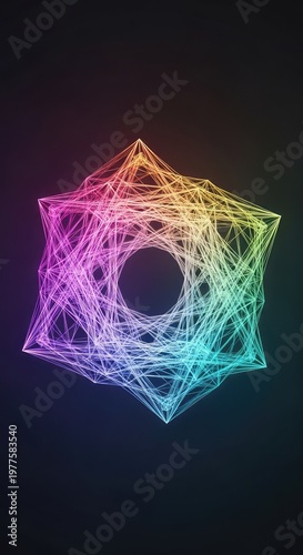 Fundamental structures of non-representational thought, expressed as glowing interconnected lines forming an impossible multidimensional lattice, depth, maximal, network