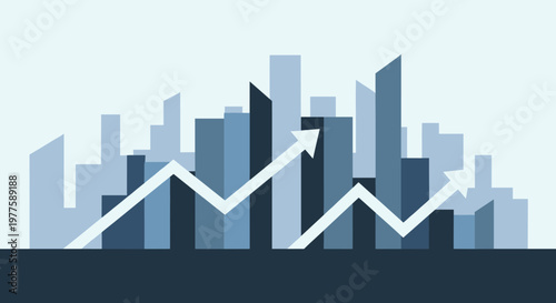 A calming abstract design with cool blue tones. Ideal for backgrounds, website headers, or conveying a sense of stability and quiet confidence.