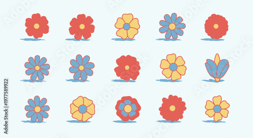 Essential Design Elements: Flowers and Heart Motifs	