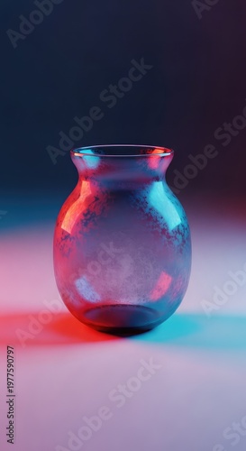 Empty vessel symbolizing financial resources or cash flow deficit. Abstract design showing a liquidity shortfall or a zero balance, cash, banking, graphic