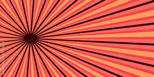 Swirling radial retro background. Vector illustration for swirl design. Spinning spiral vortex. Helical rotation beam. Bringing together psychedelic measurable lines. Delightful sunshine.eps,10