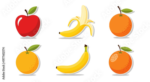 Fresh Fruit Assortment with Apple Bananas.