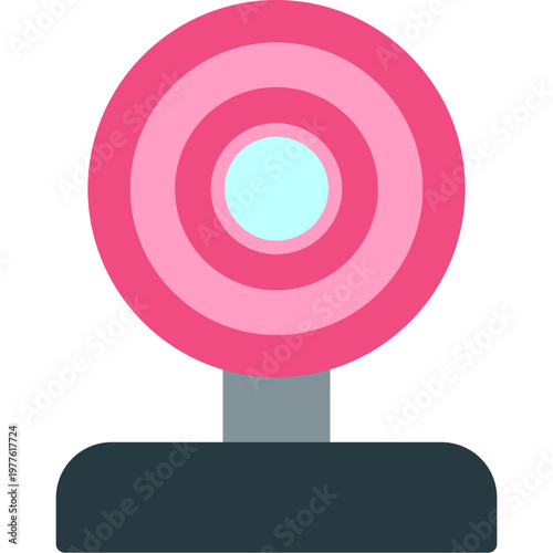Round Webcam Icon