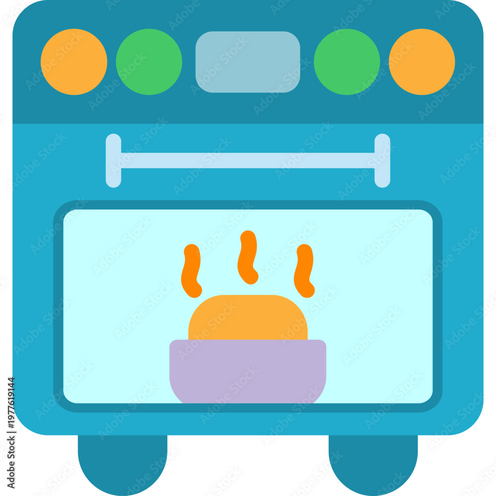 Obraz premium Bakery Oven Icon