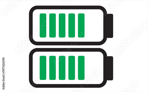 Battery Level Indicator Vector Illustration