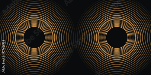 Black gold background vector wallapaper for backdrop, banner. vektor