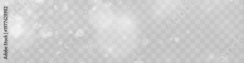 Soft white glitter dust shines with radiant light. Floating motion adds calm elegant style. Perfect design element for luxury backgrounds and banners. Vector