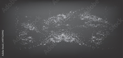 Black chalkboard background. Hand drawn texture. Close up of clean school blackboard, vector illustration.