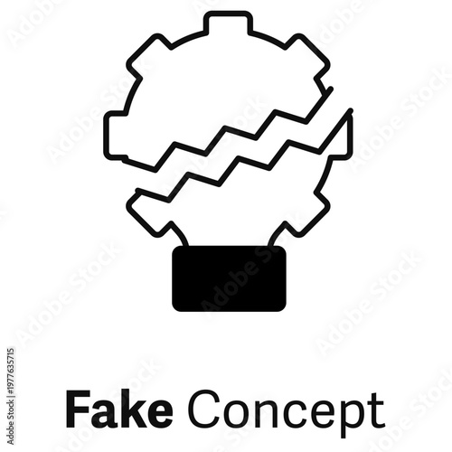 Fake Concept Icon, Misleading Idea Representation and False Innovation Indicator for Concept Validation Processes, Helping Identify Unrealistic or Non Viable Design Approaches