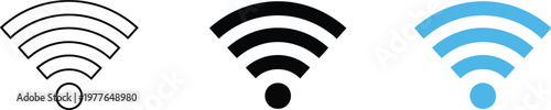 WiFi, wireless, network, internet, connectivity icons