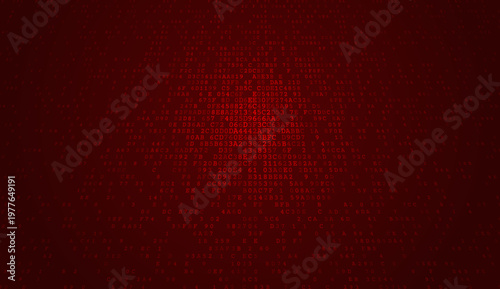 The Digital Nebula - Artistic Binary Diffusion and Cloud Data Distribution