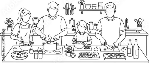 Celebrating global day of parents a heartwarming family kitchen scene for parental appreciation