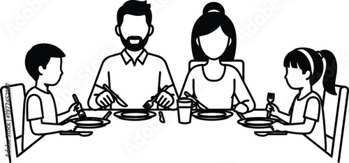 Celebrating global day of parents a heartwarming family dinner scene illustrating parental love and connection