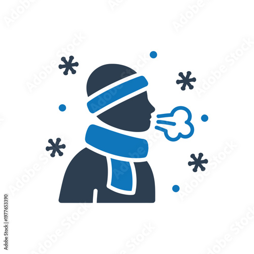 Winter Chill and Breathing Icon