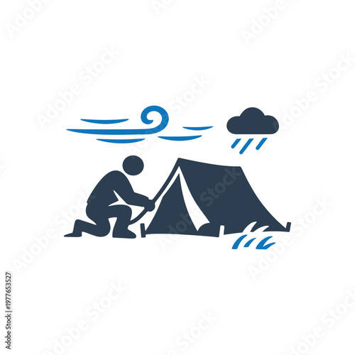 Stormy Shelter Survival Icon