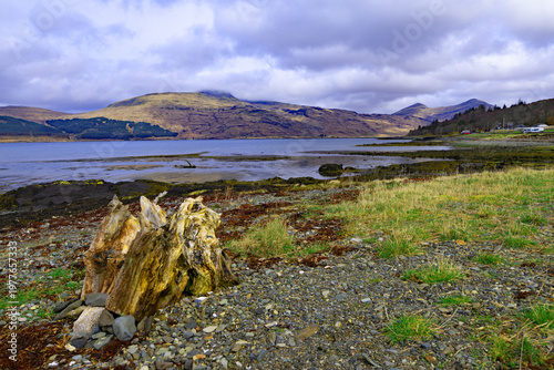 Pennyghael view of Ben More, on the 
Isle of Mull.