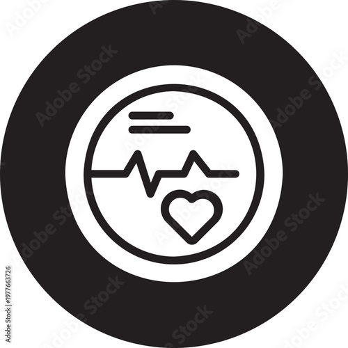 Health Tracker glyph icon