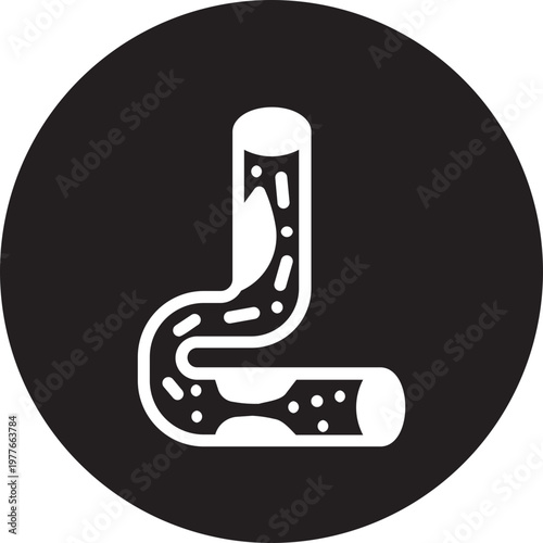 thrombosis glyph icon