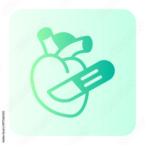 surgery gradient icon