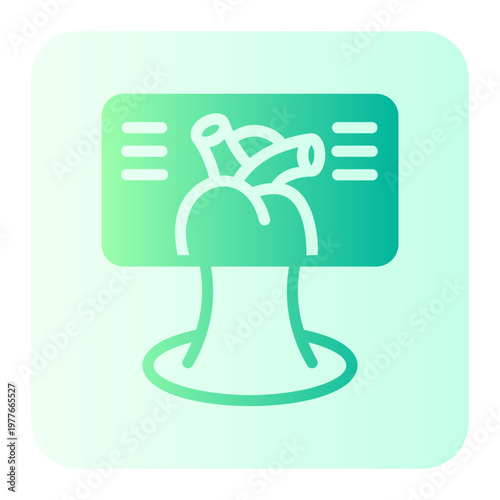 x ray gradient icon