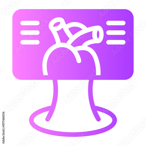 x ray gradient icon