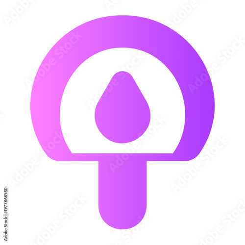 sugar blood level gradient icon