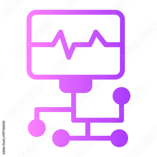 telemetry gradient icon