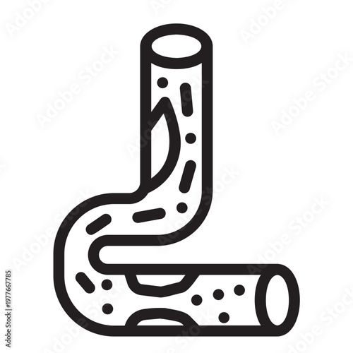 thrombosis line icon